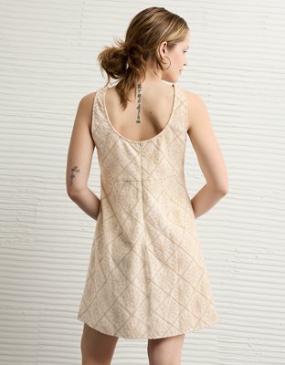 AE Tie Front Eyelet Mini Dress