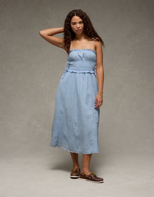 ae catie corset printed column midi dress AE Catie Corset Printed Column Midi Dress