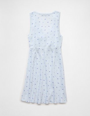 AE Tie Front Mini Slip Dress