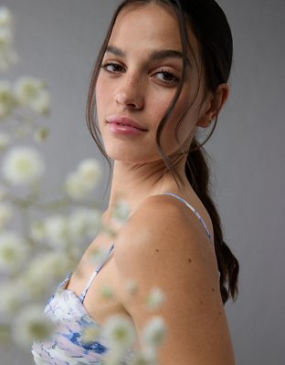 Robe très longue plissée étagée AE