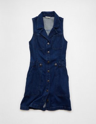 AE Denim Utility Mini Dress