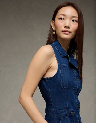 AE Denim Utility Mini Dress