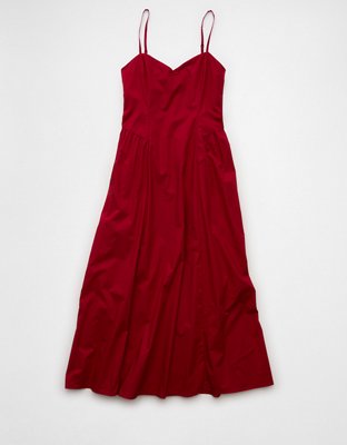 AE Sweetheart Drop Waist Midi Dress