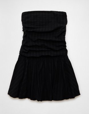 AE Strapless Drop Waist Mini Bubble Dress