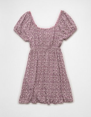 Minirobe à bretelles et manches courtes AE