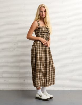 AE Sweetheart Neckline Midi Dress