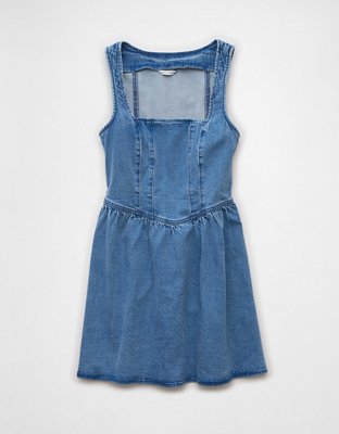 AE Denim Corset Mini Dress