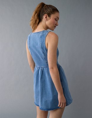 AE Denim Corset Mini Dress
