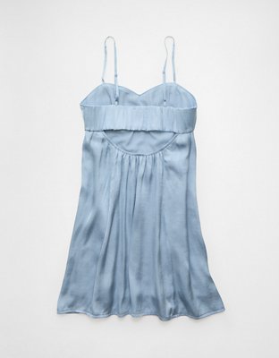 AE Satin Sweetheart Mini Slip Dress