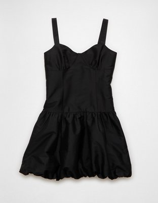 AE Corset Drop Waist Bubble Mini Dress