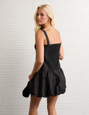 AE Corset Drop Waist Bubble Mini Dress
