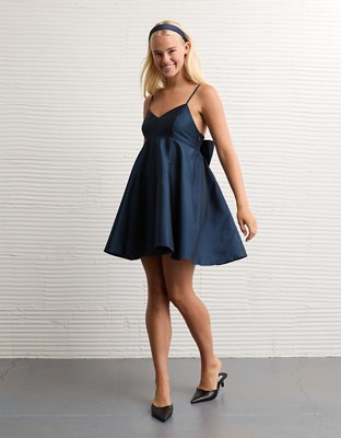 AE Bow Back Babydoll Mini Dress