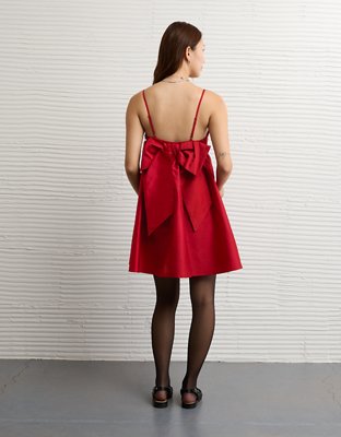 AE Bow Back Babydoll Mini Dress
