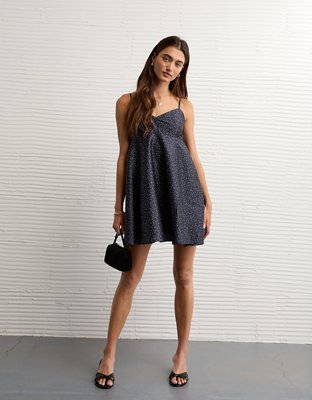 AE Bow Back Babydoll Mini Dress