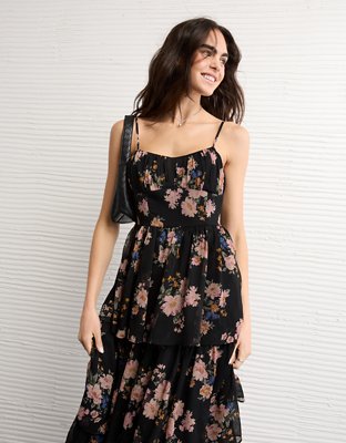 sweetheart floral ruched long formal dress A Line Sweetheart Neck Floral Long Prom Dresses, Embroidery Floral For main image 1