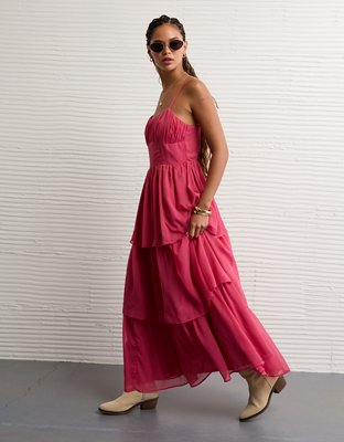 AE Sweetheart Tiered Maxi Dress