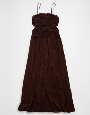 AE Strapless Cut-Out Maxi Dress
