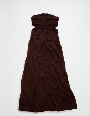 AE Strapless Cut-Out Maxi Dress