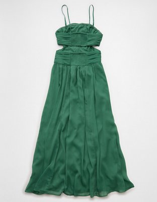 AE Strapless Cut-Out Maxi Dress