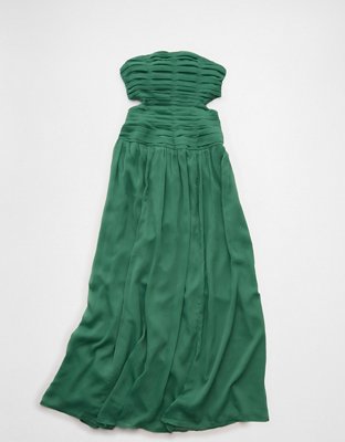 AE Strapless Cut-Out Maxi Dress
