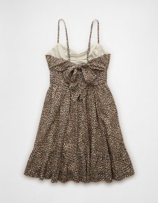 Minirobe à motif léopard de style corset Catie AE