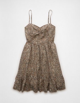 AE Catie Corset Leopard Mini Dress