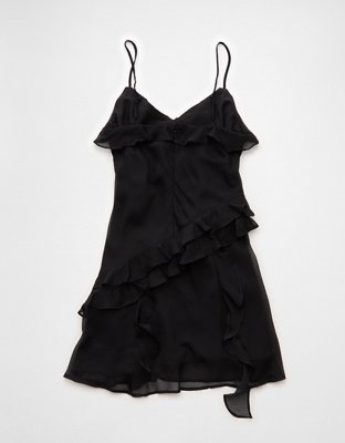 AE Asymmetrical Ruffle Mini Dress