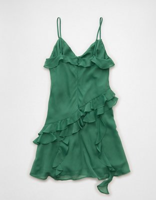 AE Asymmetrical Ruffle Mini Dress