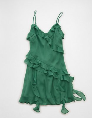 AE Asymmetrical Ruffle Mini Dress
