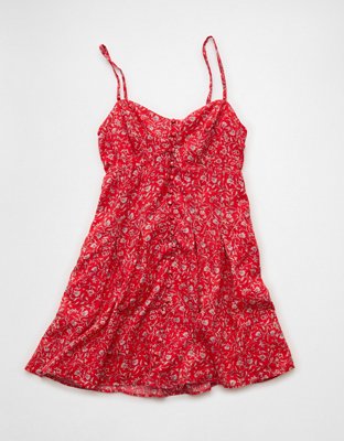 AE Sweetheart Button-Up Mini Dress