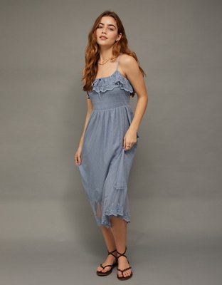 AE Ruffled Midi Dress
