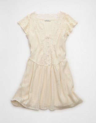 AE Short Sleeve V-Neck Mini Dress