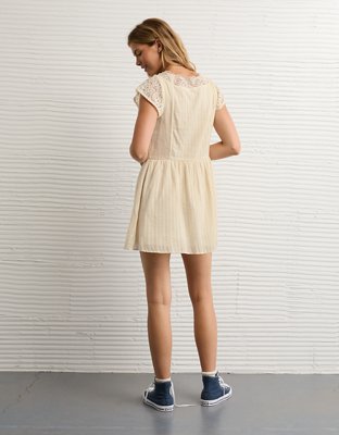 AE Short Sleeve V-Neck Mini Dress