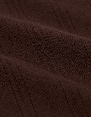 AE Pointelle Puff Sleeve Mini Dress