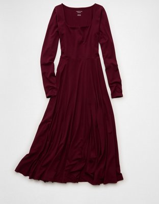 AE Square Neck Midi Dress