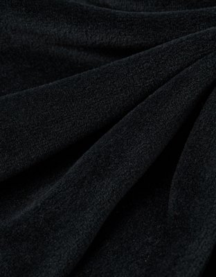 AE Strapless Velvet Knit Bow-Front Mini Dress