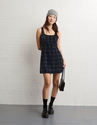 AE Plaid It Knit Mini Dress