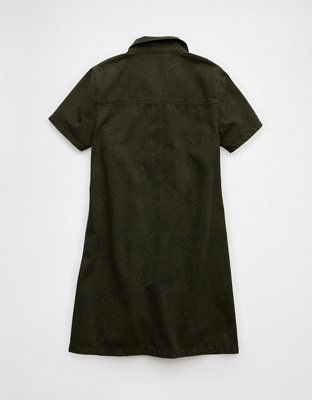 AE Denim Shirt Mini Dress