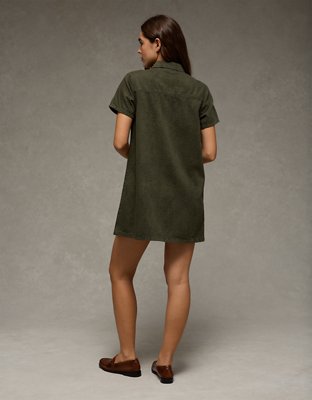 AE Denim Shirt Mini Dress | American Eagle