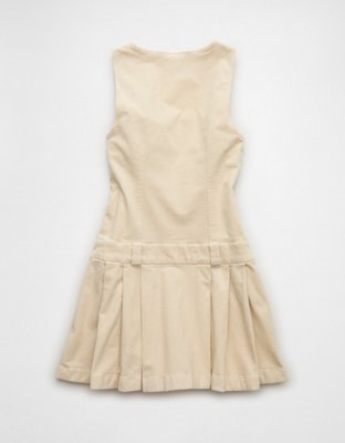 AE Pleated Corduroy Mini Dress