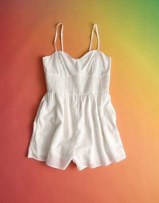 AE Pride Corset Striped Romper