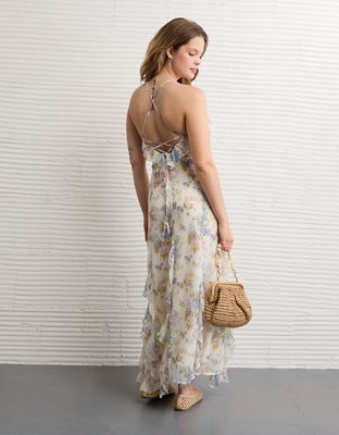 AE Tiered Ruffle Maxi Dress