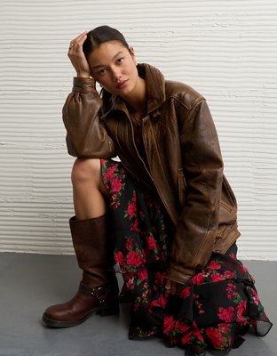 AE Tiered Ruffle Maxi Dress