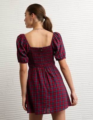 AE Catie Corset Puff Sleeve Mini Dress