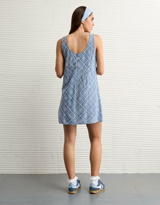 AE Tie Front Eyelet Mini Dress