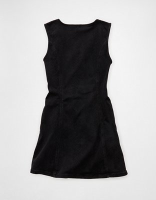 AE Square Neck Denim Mini Dress