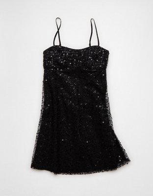 AE Satin Sweetheart Mini Slip Dress