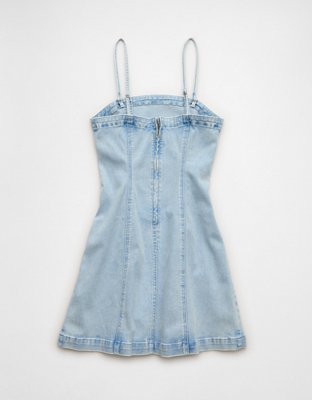 AE Strapless Denim Mini Dress