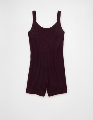AE Seamless Fleece Romper | American Eagle