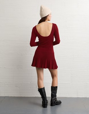 AE Drop Waist Sweater Mini Dress